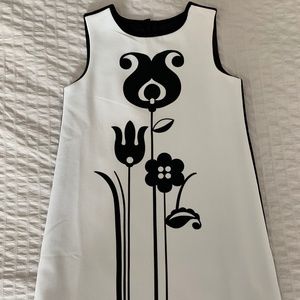 Black and white dress